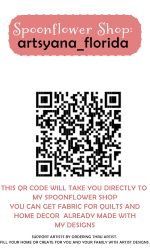 2025 SPOONFLOWER SHOP QR CODE NEW DESIGNS